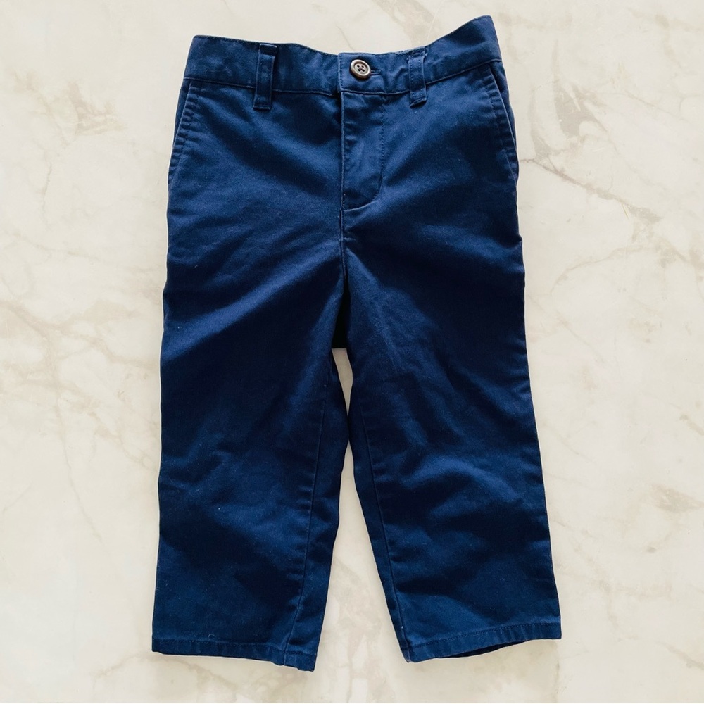 Ralph Lauren Size 12 Months Navy Blue Dress Pants / School Pants with Button